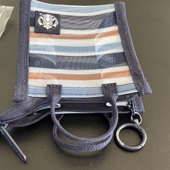 NEW TAIPEI EXCLUSIVE -  Starbucks Multicolor Striped super mini Tote - Picture 3 of 7